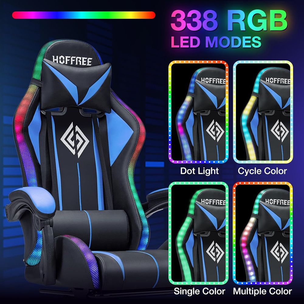 LED-Gaming-Stuhl mit Massage R – Video Gaming & Esports Usd Acc Bewertung und Preis